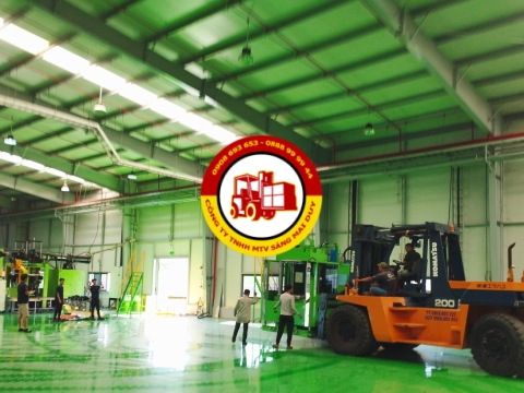 Nâng cẩu lắp ráp máy tại công ty PYUNGIL VINA (2023 )