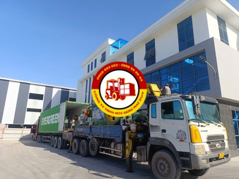 Nâng Cẩu máy đột - Đức Hòa - Tây Ninh